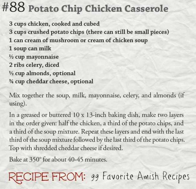 AmishReader.comRecipe: Potato Chip Chicken Casserole - AmishReader.com